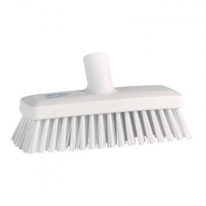 Vikan 70425 Compact Wall/Deck Scrub 225 mm Hard White